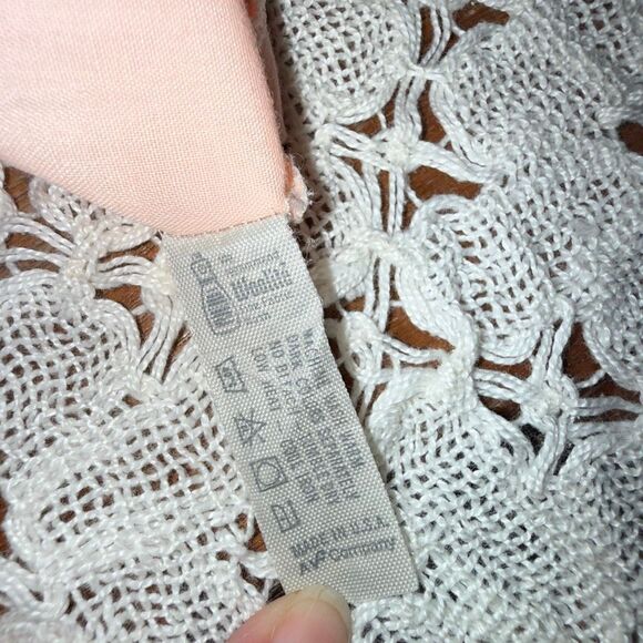 Vintage Vassarette Half Slip Medium Peach Lace Trim Made in USA Romantic Lingeri - Picture 14 of 14